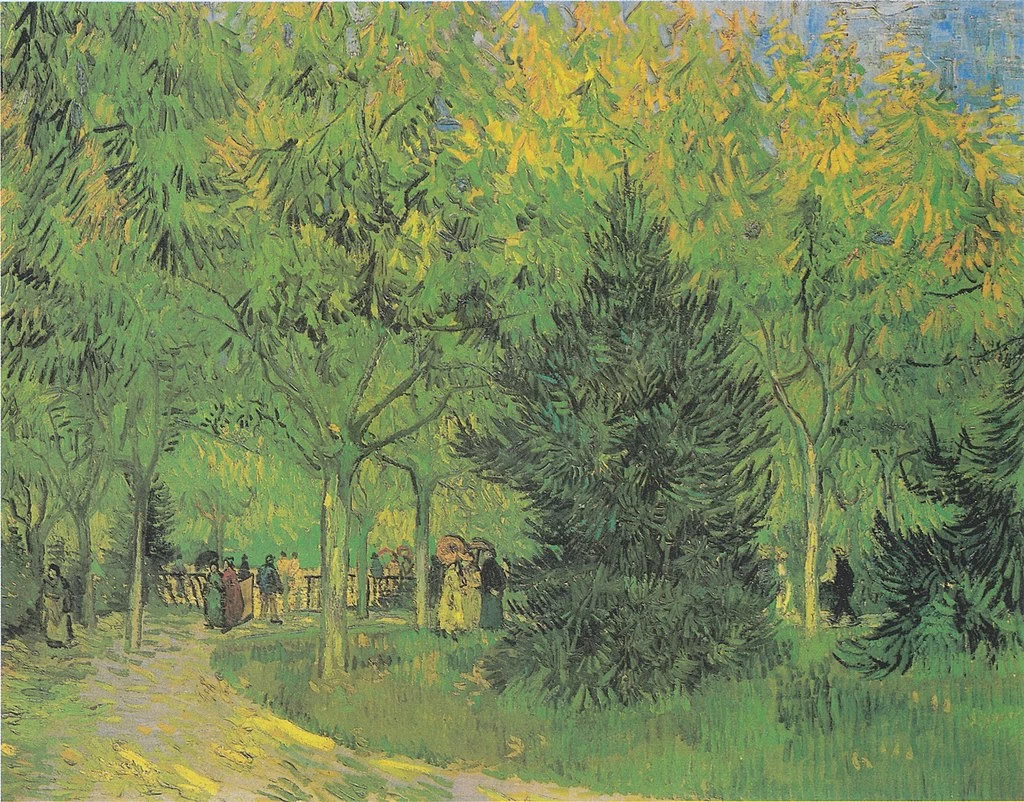  210-Vincent van Gogh-Percorso nel Parco di Arles con camminatori - Kröller-Müller Museum, Otterlo 